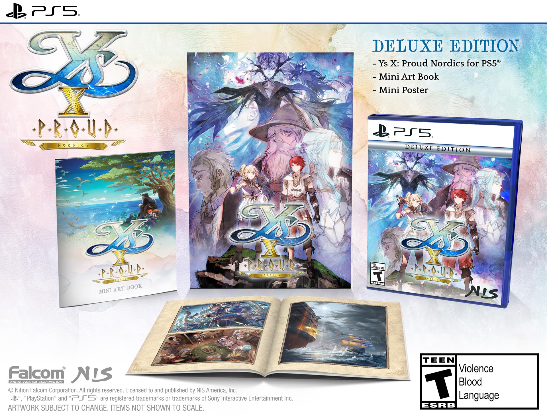 Amazon.com: Ys X: Proud Nordics: Deluxe Edition - PlayStation 5